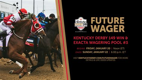 kentucky derby future wagers|FUTURE WAGER .